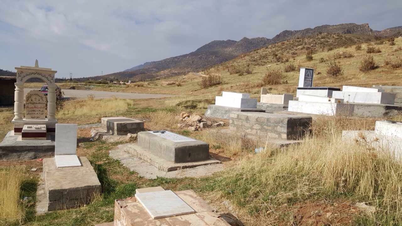Theft and vandalism at Christian cemetery and Syriac School in Enishkeh village in Duhok.