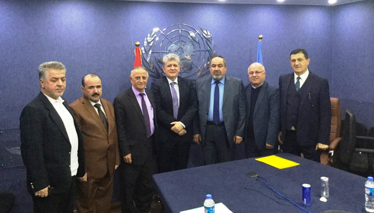 A delegation from Iraq’s Council of Representatives meets with the United Nations Assistant Secretary General for Political Affairs