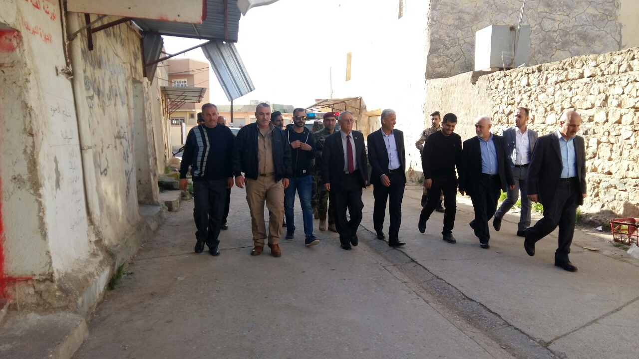 ADM Leadership visit Tesqopa, Nineveh Plain