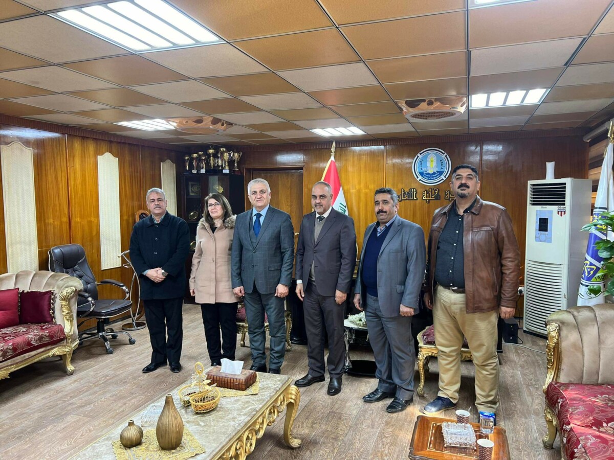 المدير العام للدراسة السريانية يزور عمادة كلية اللغات لجامعة بغداد