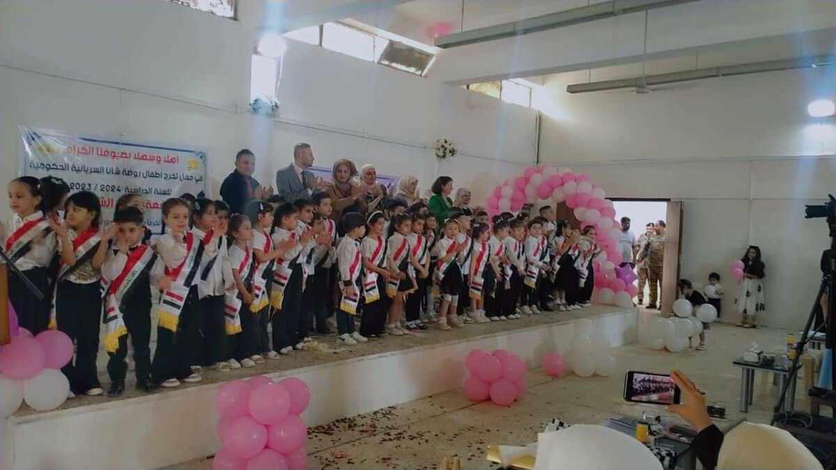 روضة شانا السريانية تقيم حفل لتخرج دفعة من اطفال الروضة في بغداد